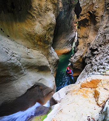 8 DAYS HORMA AND VALLA CANYONING TOUR
