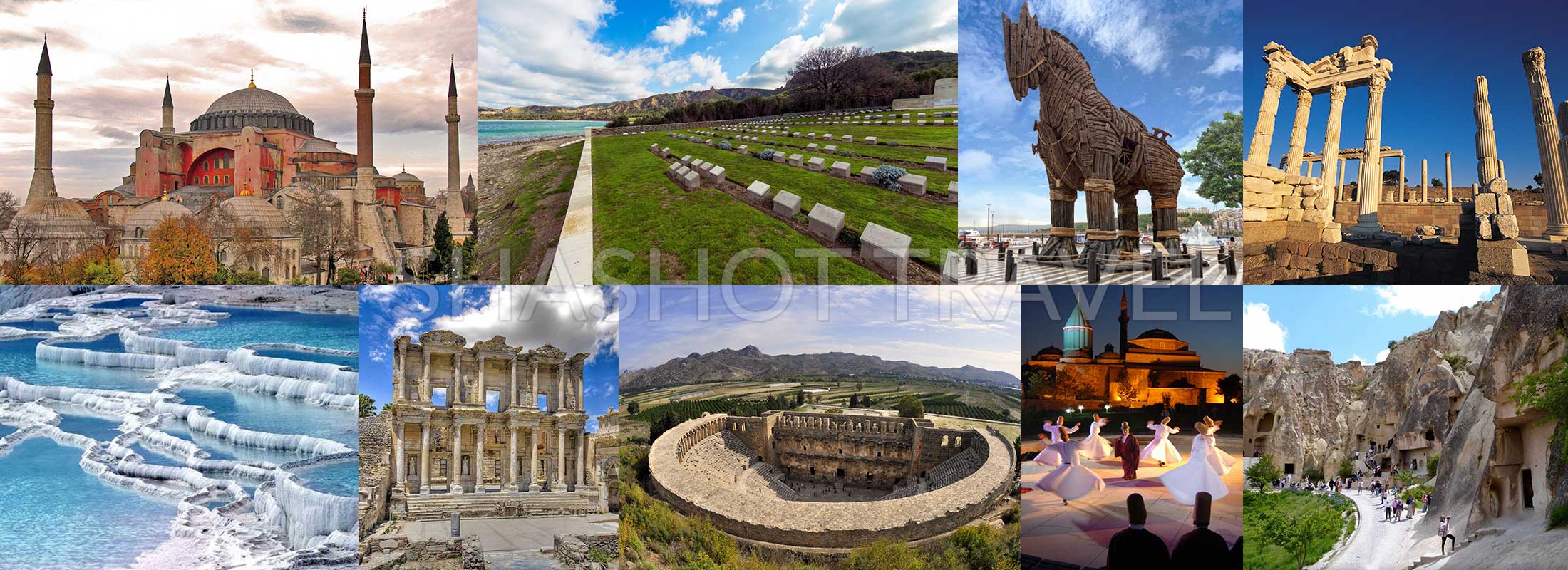 turkey-package-tours-14-days-istanbul-hagia-sophia-museum-blue-mosque-bosphorus-gallipoli-troy--ephesus-pamukkale-aspendos-antalya-konya-cappadocia-